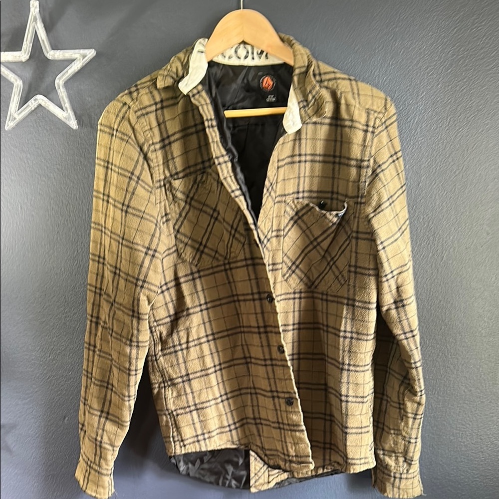 Volcom Tan Utility Jacket Classic Earth Tones